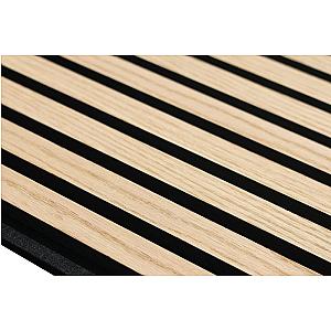Akupanel - Akoestische wandpanelen - Klassiek eiken (zwart vilt/zwart MDF)