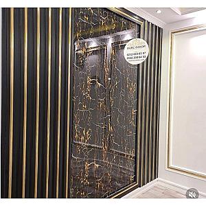 Akupanel - Akoestische wandpanelen - Zwart Eiken (zwart vilt)