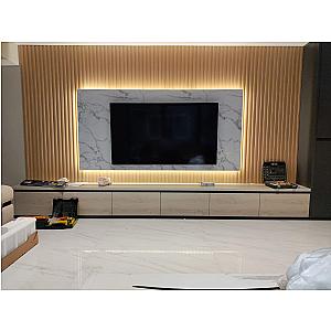 Akupanel - Akoestische wandpanelen - Walnoot (zwart vilt