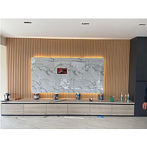 Akupanel - Akoestische wandpanelen - Klassiek eiken (grijs vilt)