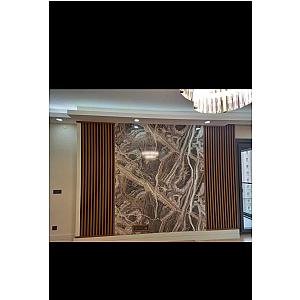 Akupanel - Akoestische wandpanelen - Klassiek eiken (grijs vilt)