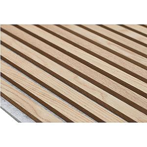 Akupanel - Akoestische wandpanelen - Klassiek eiken (grijs vilt)